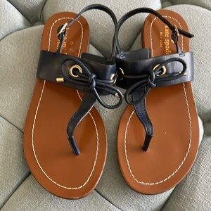 Kate Spade Carolina Leather Thong Sandals
